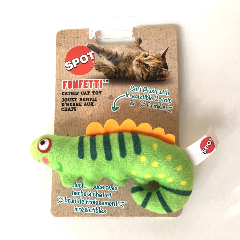 SPOT FUNFETTI SOFT PLUSH CRINKLE CATNIP CAT TOY